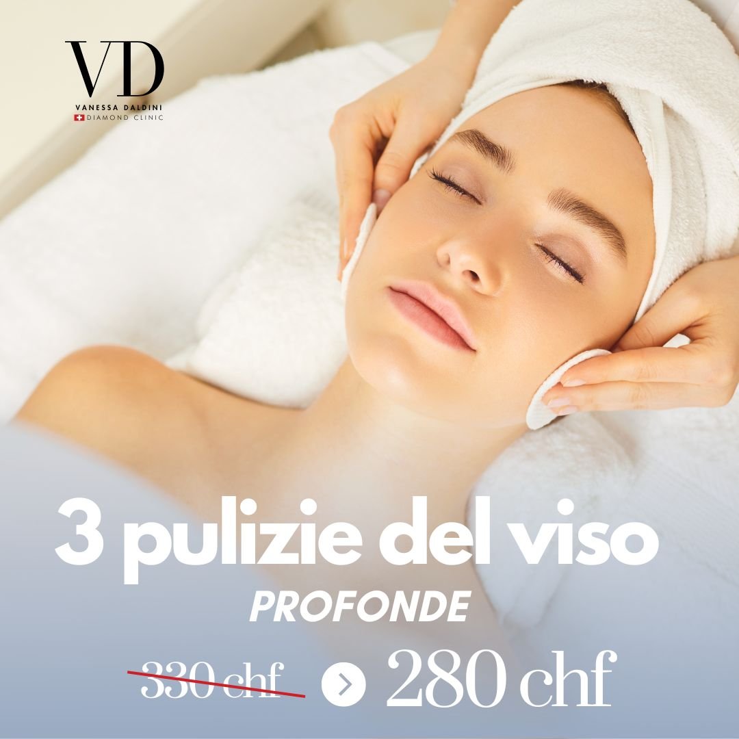 Pacchetto 3 pulizie viso profonde