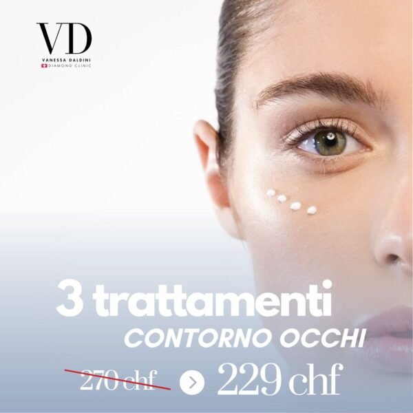Pacchetto 3 sedute di trattamento contorno occhi