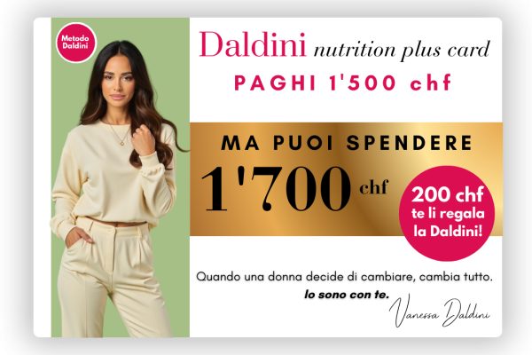 Daldini Nutrition Plus Card